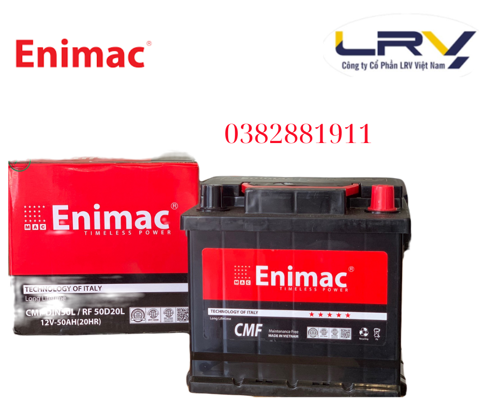 Thumbnail Ắc quy Enimac 12V 50AH CMF DIN50L/50D20L