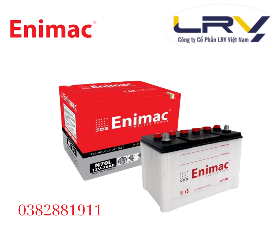 Thumbnail Ắc quy Enimac N70 (12V-70ah)