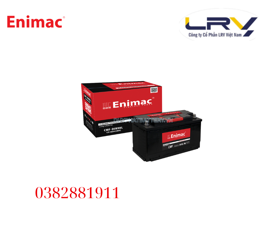 ắc quy enimac CMF DIN90L 