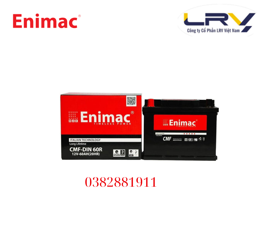 Thumbnail BÌNH ẮC QUY ENIMAC CMF DIN60R (12V-60Ah) – ẮC QUY ENIMAC ITALY