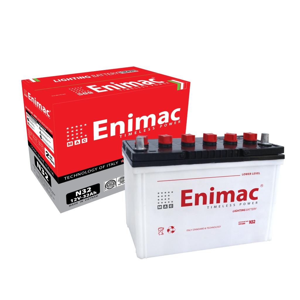 Ắc quy Enimac 12V 32Ah N32-2Cọc